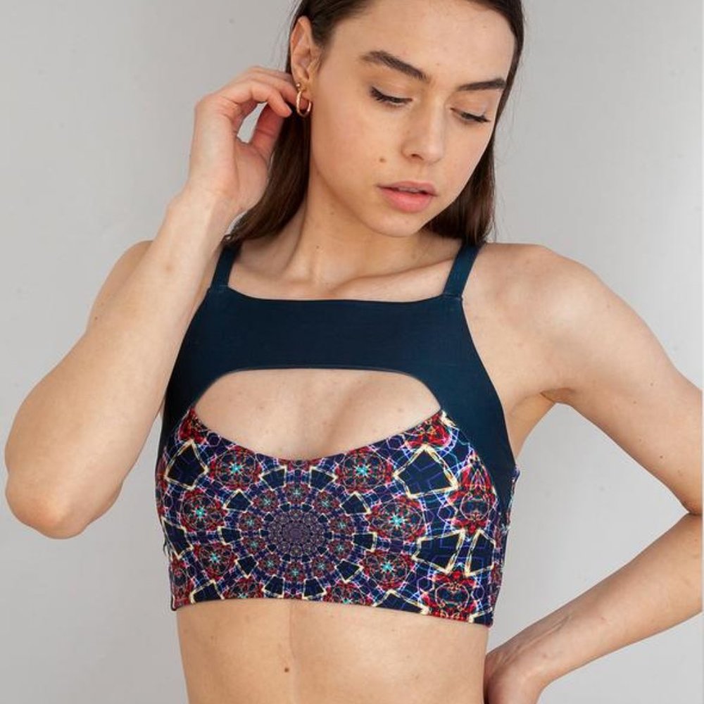 (NEW) Moonlight Mandala Reversible Four-Way Top